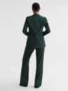 Reiss Bottle Green Jade Petite Tailored Fit Single Breasted Suit Blazer