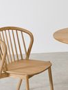 .COM Set of 2 Oak Tacoma Dining Chairs