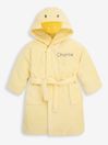 JoJo Maman Bébé Yellow Personalised Duck Dressing Gown