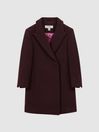 Reiss Berry Harlow Senior Mid Length Wool Blend Coat