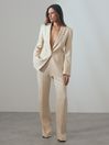 Atelier Italian Textured Single Breasted Suit: Blazer