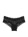 Victoria's Secret Black Double Side Lace Up Lacie Cheeky Knickers