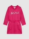 Reiss Pink Janine Junior Sweatshirt Dress