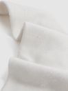 Reiss Cream Giotto Textured Silk Blend Tie