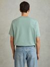 Reiss Canton Green Tate Oversized Garment Dye T-Shirt
