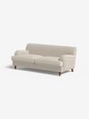 .COM Cotton Weave Pebble Grey Orson 3 Seater Sofa
