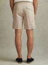 Reiss Stone Con Cotton Blend Adjuster Shorts