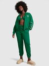 Victoria's Secret PINK Garnet Green Fleece Oversized Hoodie