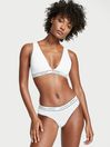 Victoria's Secret White Hipster Logo Knickers