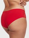 Victoria's Secret Lipstick Red Gold Posey Lace Hipster Knickers