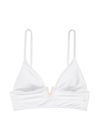 Victoria's Secret White Plunge Triangle Bikini Top
