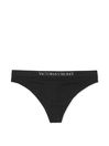 Victoria's Secret Black Seamless Thong Knickers