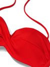 Victoria's Secret Flame Rib Red Strapless Swim Bikini Top