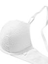 Victoria's Secret VS White Lace Push Up T-Shirt Bra