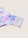 Victoria's Secret PINK Arctic Ice Tie Dye Blue No Show Cheeky Knickers