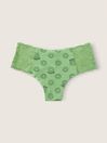 Victoria's Secret PINK Soft Jade Green No Show Cheeky Knickers