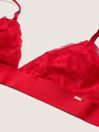 Victoria's Secret PINK Red Pepper Regular Cup Lace Unlined Triangle Bralette