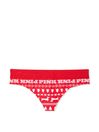 Victoria's Secret PINK Red Pepper Holiday Logo Thong Knickers