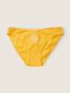 Victoria's Secret PINK Maize Yellow with Embroidery Yellow Cotton Bikini Knickers