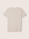 Victoria's Secret PINK Vanilla Bean Shine Cream Logo Short Sleeve T-Shirt