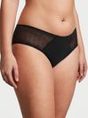 Victoria's Secret Black Heart Lace Hipster Knickers