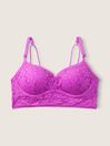 Victoria's Secret PINK House Party Purple Lace Wired Push Up Bralette