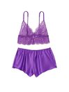 Victoria's Secret Violetta Purple Lace Cami Set