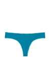 Victoria's Secret Evening Tide Blue Thong Mini Logo Knickers