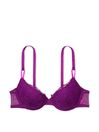 Victoria's Secret Beach Plum Purple Paisley Lace Lightly Lined T-Shirt Demi Bra