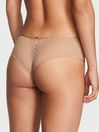 Victoria's Secret Praline Nude Lace Cheeky Icon Knickers