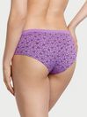 Victoria's Secret Purple Paradise Floral Outline Printed Hipster Seamless Knickers