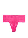 Victoria's Secret PINK Enchanted Pink Heart Lace Thong Knickers