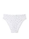 Victoria's Secret PINK Optic White Ditsy Floral Cotton Cheeky Knickers