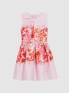 Reiss Orange Rosalind Senior Scuba Floral Print Dress