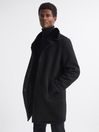 Oscar Jacobson Suede Lined Coat