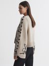 Joslin Wool Cropped Embroidered Jumper
