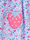 JoJo Maman Bébé Pink Ladybird Ditsy Floral Novelty Pocket Dress