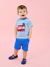 2-Piece Peppa Pig Appliqué T-Shirt & Shorts Set in Blue