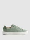 Reiss Sage Finley Leather Trainers
