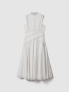 Florere Cotton Lace Midi Dress