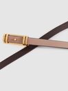 Reiss Nude Lara Thin Leather Belt