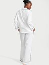 Victoria's Secret White Cotton Long Pyjamas