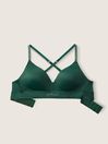 Victoria's Secret Pink Satin Green Smooth Lightly Lined Non Wired T-Shirt Bra