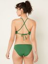 Victoria's Secret PINK Forest Pine Green Wrap Bikini Top