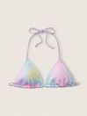 Victoria's Secret PINK Multi Crinkle Triangle Halterneck Bikini Top
