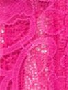 Victoria's Secret Fuchsia Frenzy Pink Lace Shine Strap Suspenders