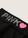 Victoria's Secret PINK Pure Black Pink Originals Black Foldover Flare Legging