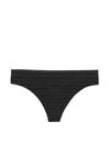 Victoria's Secret Black Gold Smooth Thong Knickers