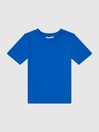 Reiss Bright Blue Bless Crew Neck T-shirt