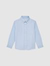 Reiss Soft Blue Greenwich Button Down Oxford Shirt